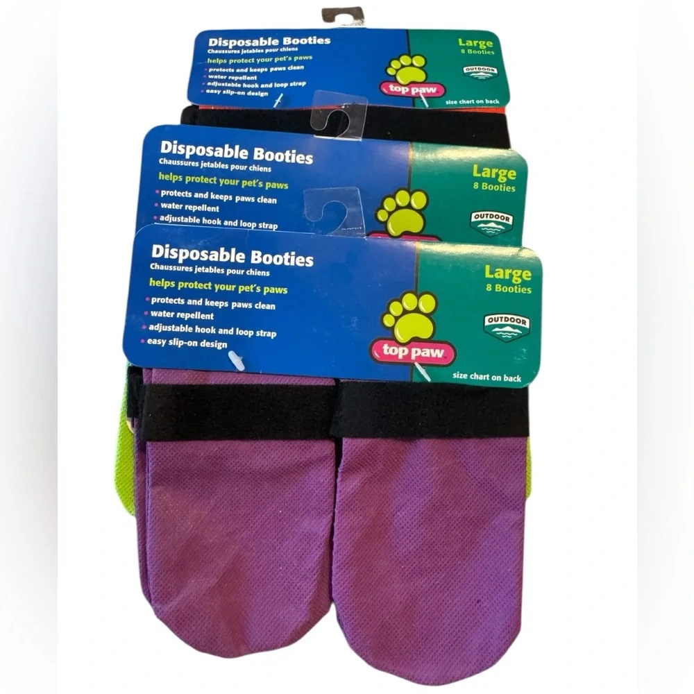Top Paw disposable Booties size Large New